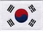 South Korea Flag Embroidered Patch Korean Iron-On National Emblem
