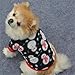 Mikey Store Christmas Pet Puppy Snowman Warm Pullover High-Grade Embroidered Clothes (Black, XS)