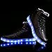 Helen's Pinkmartini 7 Colors Light Shoes High Top Sports Sneakers For Men,Black,6 D(M) US