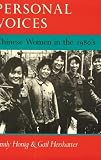 Personal Voices: Chinese Women in the 1980s