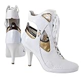 Dada Stiefel 5th Avenue white/gold WH-10-123 weiss WQB