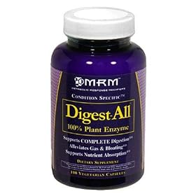 MRM Digest-All Condition Specific Vegetarian Capsules, 100-Count Bottles by MRM