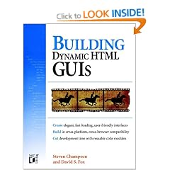 Dynamic HTML GUIs