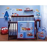 Disney Car's "Little Racer" Four Piece Bedding Set (Discontinued by Manufacturer)
