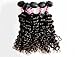 100g Curly Wave 100% Virgin Brazilian Bundle Hair Remy Human Hair Weft Weave Extensions