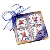 USPS Teddy Bear Stamps White Chocolate Half Grahams - Box of 8
