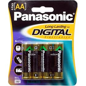 Panasonic LR-6GA/4B Alkaline Batteries (4-Pack)