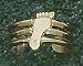 North Carolina Tar Heels "Tar Heel" Toe Ring - 14KT Gold Jewelry