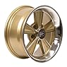 Hurst Dazzler Gold Accent/Clear Coat Wheel with Mirror Machined Face (15x7"/5x4.75")