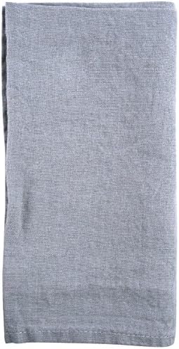 Canvas Home Stone-Washed Linen Napkin - Light Grey
