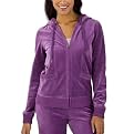 Merona&reg; Womens Cozy Velour Hoodie - Bold Violet