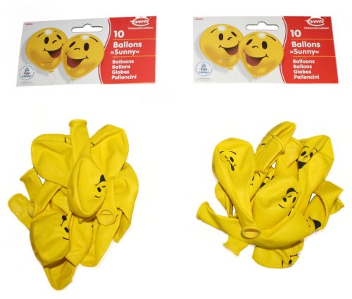 Imagen principal de Everts 48866  - 2 x 10 globos Soleado en la bolsa