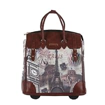 Nicole Lee Fiona Rolling Business Tote, Paris, One Size

