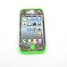 JUSTING@Apple iPhone 5C 3-piece Triple Layer Hybrid Real Tree Camo Hybrid Hard Case Cover (Green)
