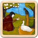Wooden Fairytale Puzzle - Golden Goose