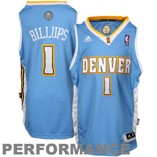 Adidas Denver Nuggets Chauncey Billups Youth (Sizes 8-20) Revolution 30 Swingman Road Jersey Medium