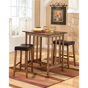 Buy Berringer Pub Table with 2 24 Barstools by Ashley Furniture by Ashley