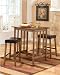 Berringer Pub Table with 2 24″ Barstools by Ashley Furniture