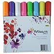 Artisan's Effect ™ Liquid Chalk Window Marker - Premium Bright Color Chalk Markers with Reversable 6mm Chisel and Round tip - 8 Pack