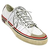 Replay Tim Perforated Leather Skate Shoes Men
