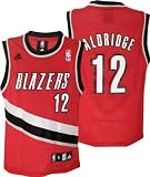 LaMarcus Aldridge Youth Jersey: adidas Black Replica #12 Portland Trailblazers Jersey - Small (8)