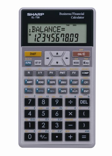 Sharp EL-738C 10-Digit Financial Calculator