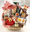Flowers & Gifts - gourmet basket for sympathy - Regular