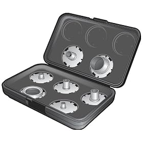 Bosch RA1125 7-Piece Router Template Guide Set by Bosch