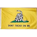 Gadsden-yellow Flag Polyester 3 ft. x 5 ft.