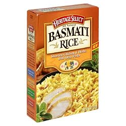 Heritage Select Basmati Rice, Roasted Chicken and Herb, 6.5-Ounce Boxes (Pack of 12)