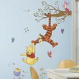 Roommates Rmk2463Gm Winnie The Pooh Swinging For Honey Peel And Stick Giant Wall Decals, 1-Pack