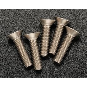 Duratrax BHF312 Titanium Flat Hd Hex Screw M3x12 (5) from Duratrax R/C Accessories