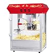 Great Northern Popcorn Red Foundation Antique Style Popcorn Popper Machine with 8-Ounce Kettle