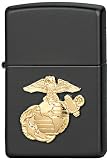 Black Military Crest Zippo Lighter (empty)