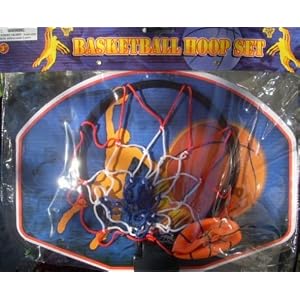 Small Basketball and Hoop for Over Door or Wall mount. by 