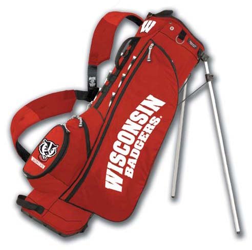 College Licensed Golf Stand Bag - Wisconsin