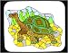 Mouse Pad with green, reptile, mydas, turtle, chelonia, sea