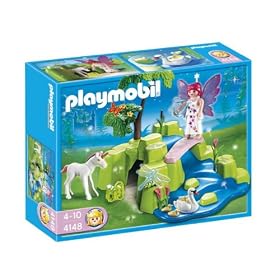 Playmobil - 4148 - Figurine - Compact Set - Jardin de F�es avec Licorne