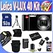 Leica V-Lux 40 14.1 Megapixel Compact Digital Camera with 20x Optical Zoom, 24-480 mm Leica DC Vario-Elmar Lens, 3 inch Touch Screen + Extended Life Battery + External Rapid Travel Quick-Charger + 16GB SDHC Class 10 Memory Card + USB Card Reader + Memory Card Wallet + Deluxe Case w/Strap + Mini HDMI to HDMI Cable + Accessory Saver Bundle!!