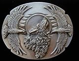 Wolf W/Eagles Belt Buckle
