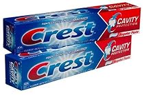 Crest Cavity Protection Toothpaste, Regular, 2-Count Packages (Pack of 3)
