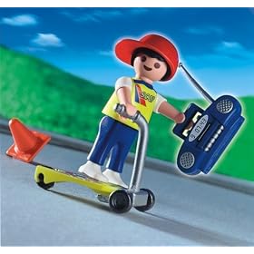 Playmobil - Boy On Scooter - 4+ by Playmobil