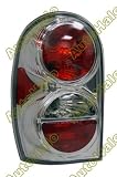 2002 - 2007 ( 2003 2004 2005 2006 ) / 02-07 ( 03 04 05 06 ) JEEP LIBERTY EURO ALTEZZA TAIL LIGHTS - CHROME