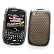 BlackBerry Curve 3G 9300 (T-Mobile) & Gemini Curve 8520 & 8530 Crystal Silicone Skin Case "Transparent Smoke Grey Diamonds"