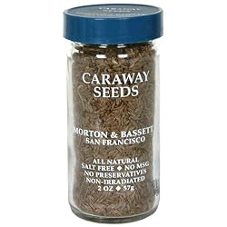 Morton & Bassett Caraway Seeds, 2-Ounce Jars (Pack of 3)