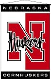 Nebraska Cornhuskers NCAA 29x45 inch Deluxe Banner Wallhanging