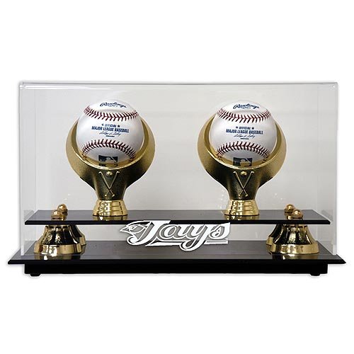 Mounted Memories Toronto Blue Jays 2Ball Golden Classic Baseball Display Case