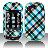 Premium - Samsung T669/Gravity T Blue Plaid Cover - Faceplate - Case - Snap ....
