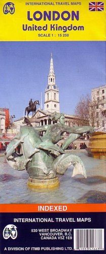 London (UK) 1:15,250 Street Map (International Travel Maps)