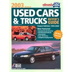 Edmunds.Com Used Cars & Trucks Buyer's Guide: 2003 Annual